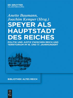 cover image of Speyer als Hauptstadt des Reiches